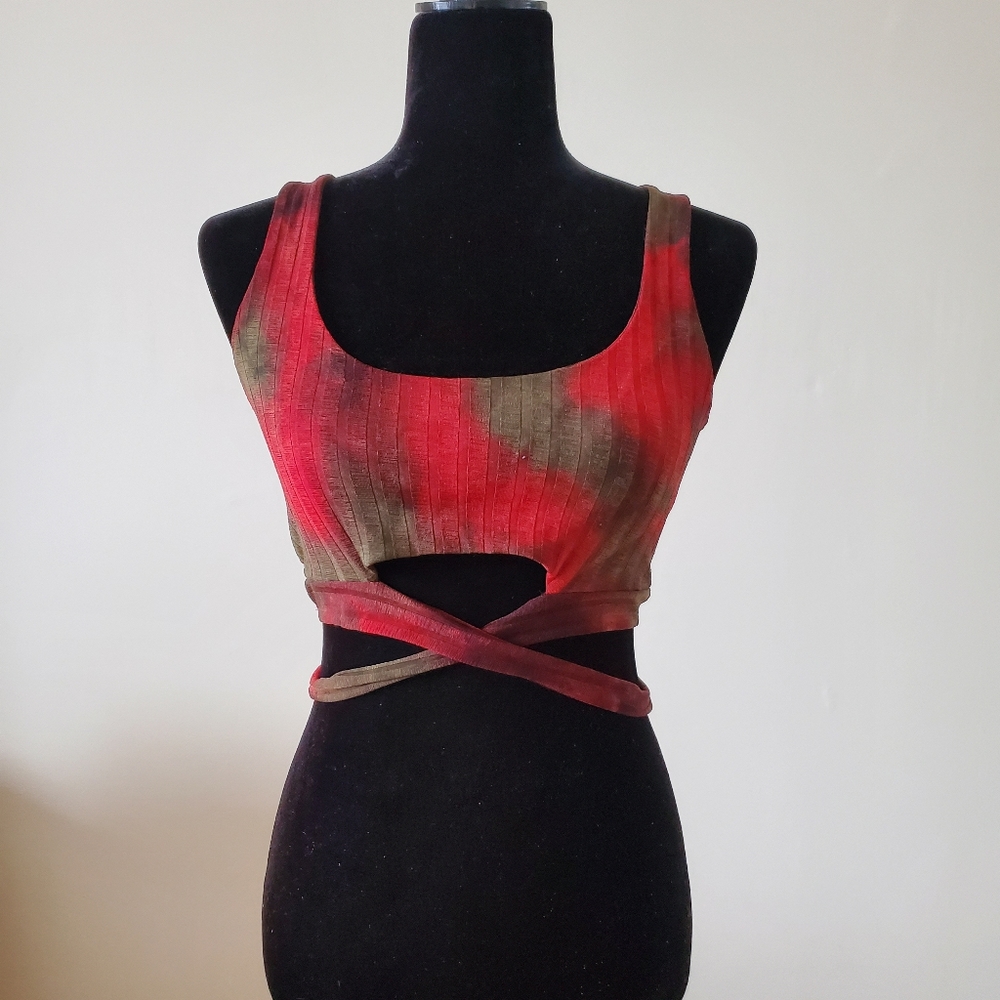 Tie-dye Crop Top